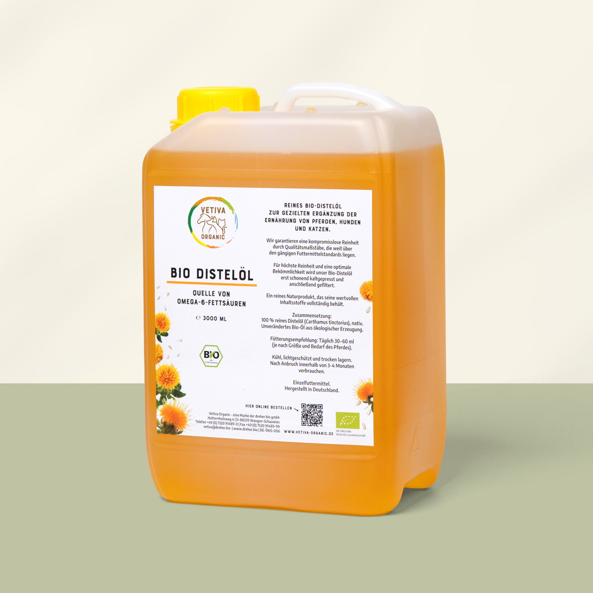 Vetiva - Organic Safflower Oil