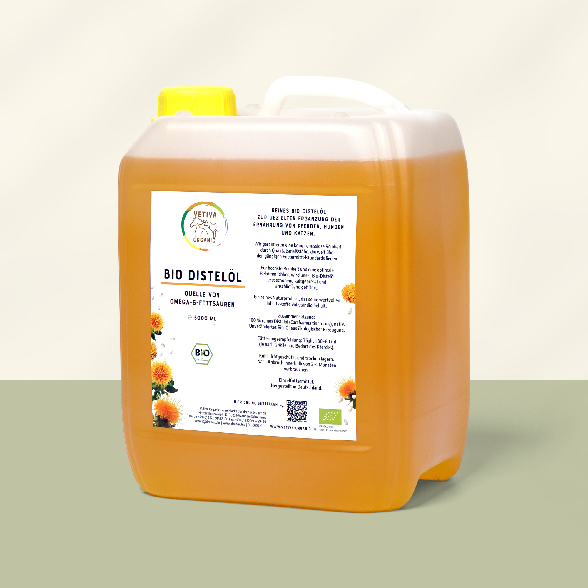 Vetiva - Organic Safflower Oil