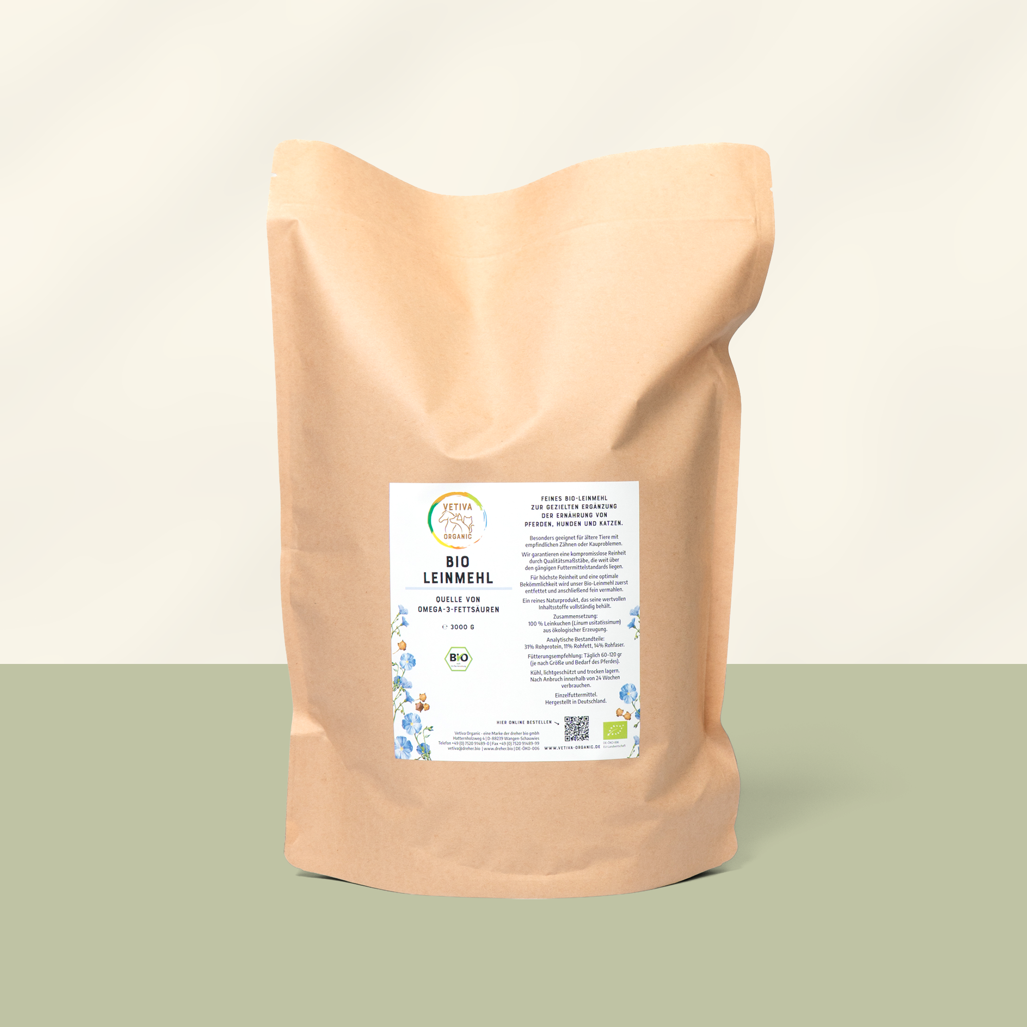 Vetiva - Organic Mix Linseed & Safflower Oil