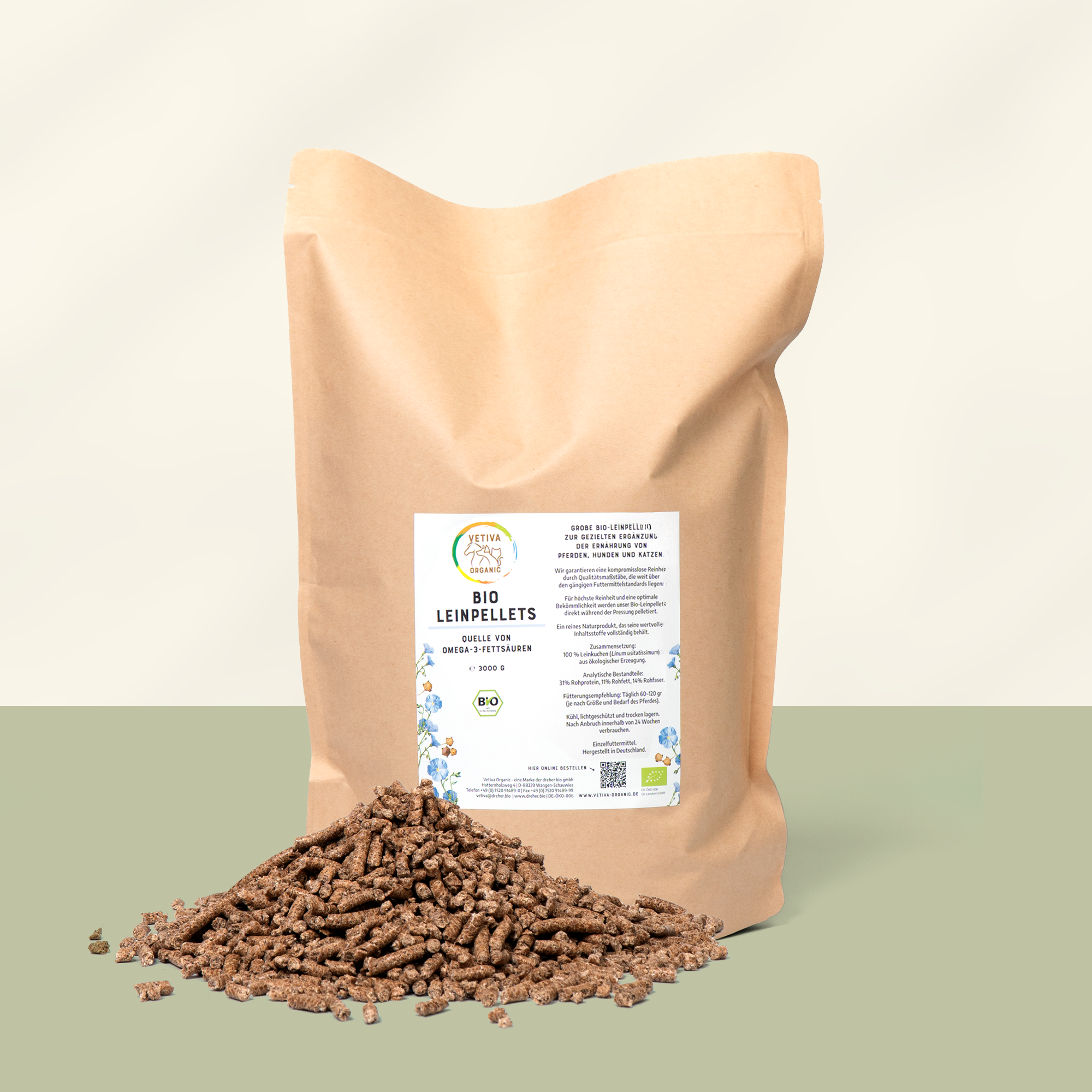 Vetiva - Organic Mix Linseed & Safflower Oil