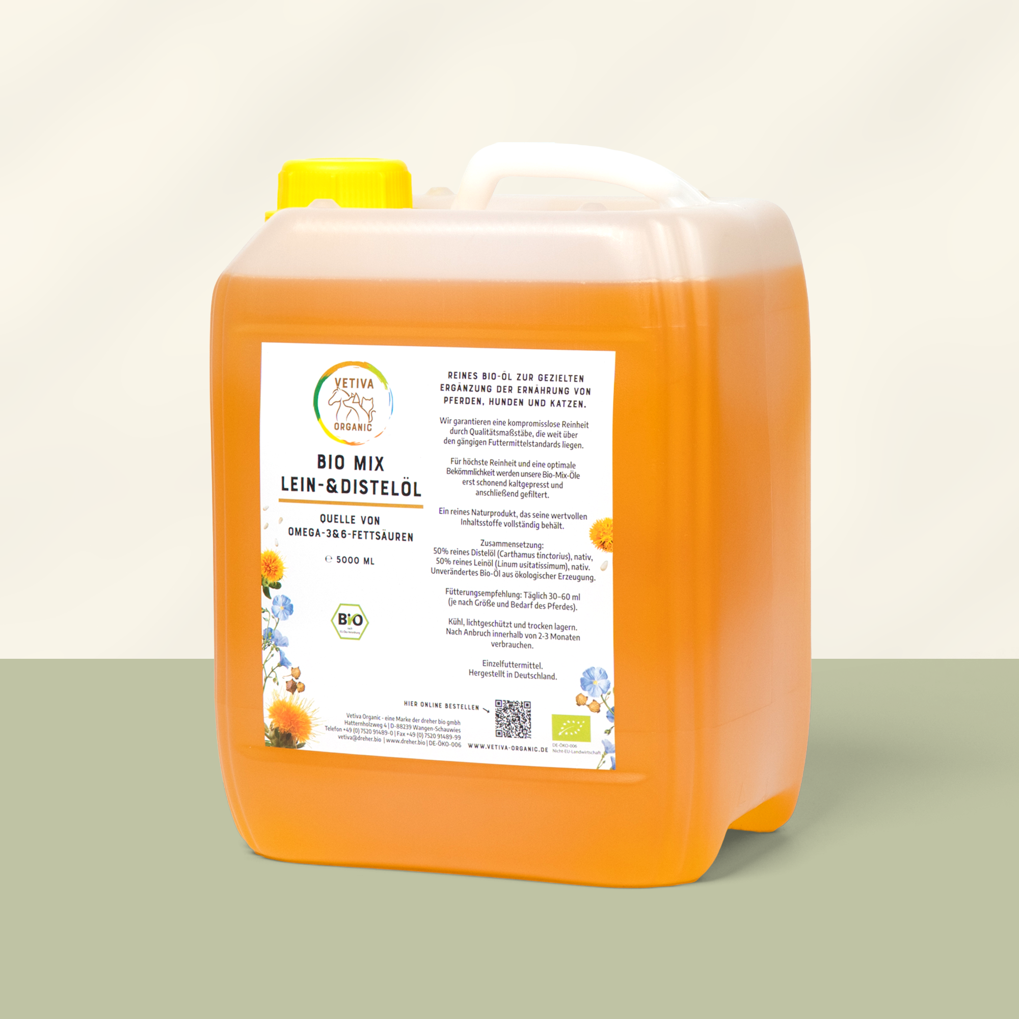 Vetiva - Organic Mix Linseed &amp; Safflower Oil 